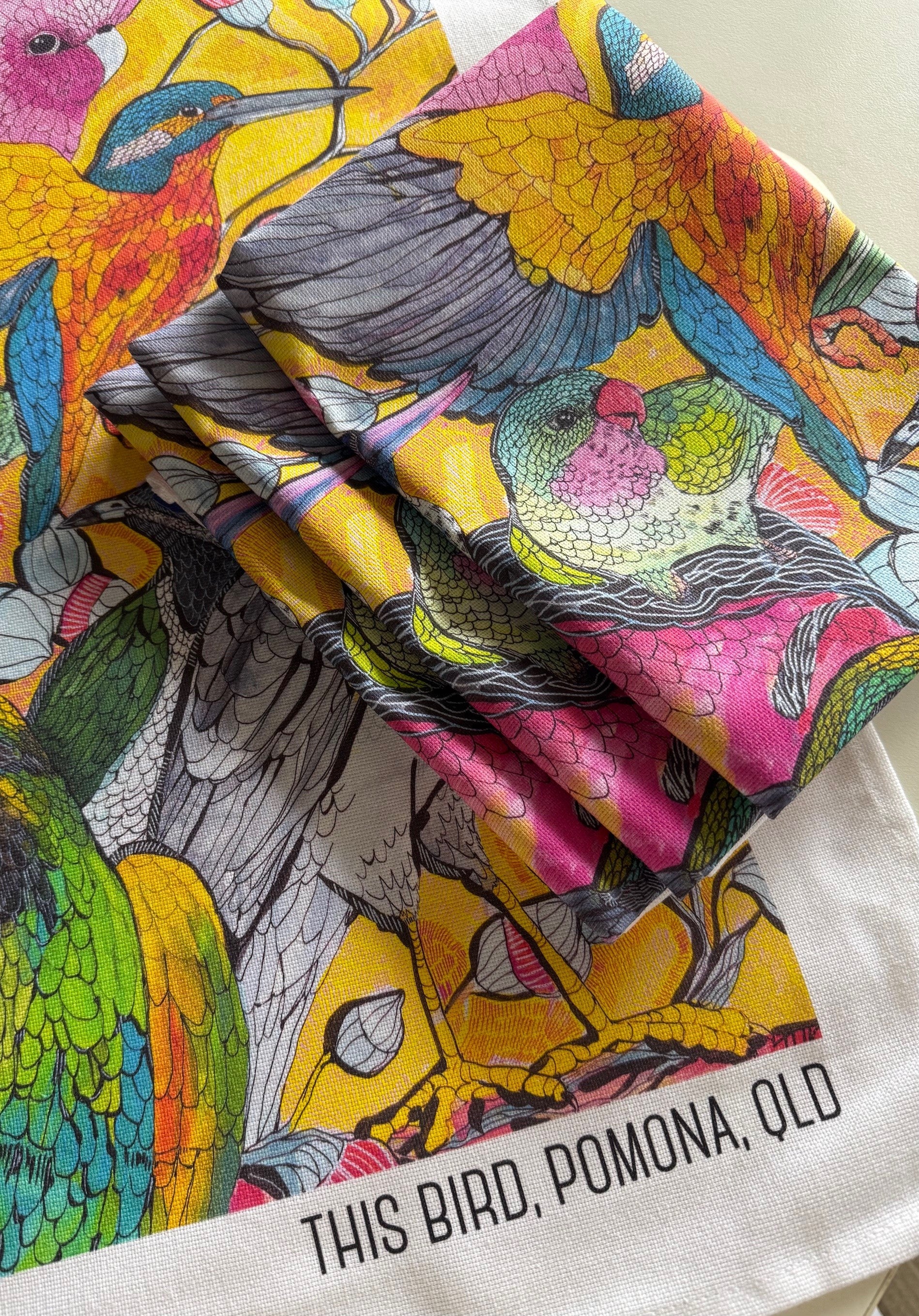 Tea Towel - Sunshiney Flowers
