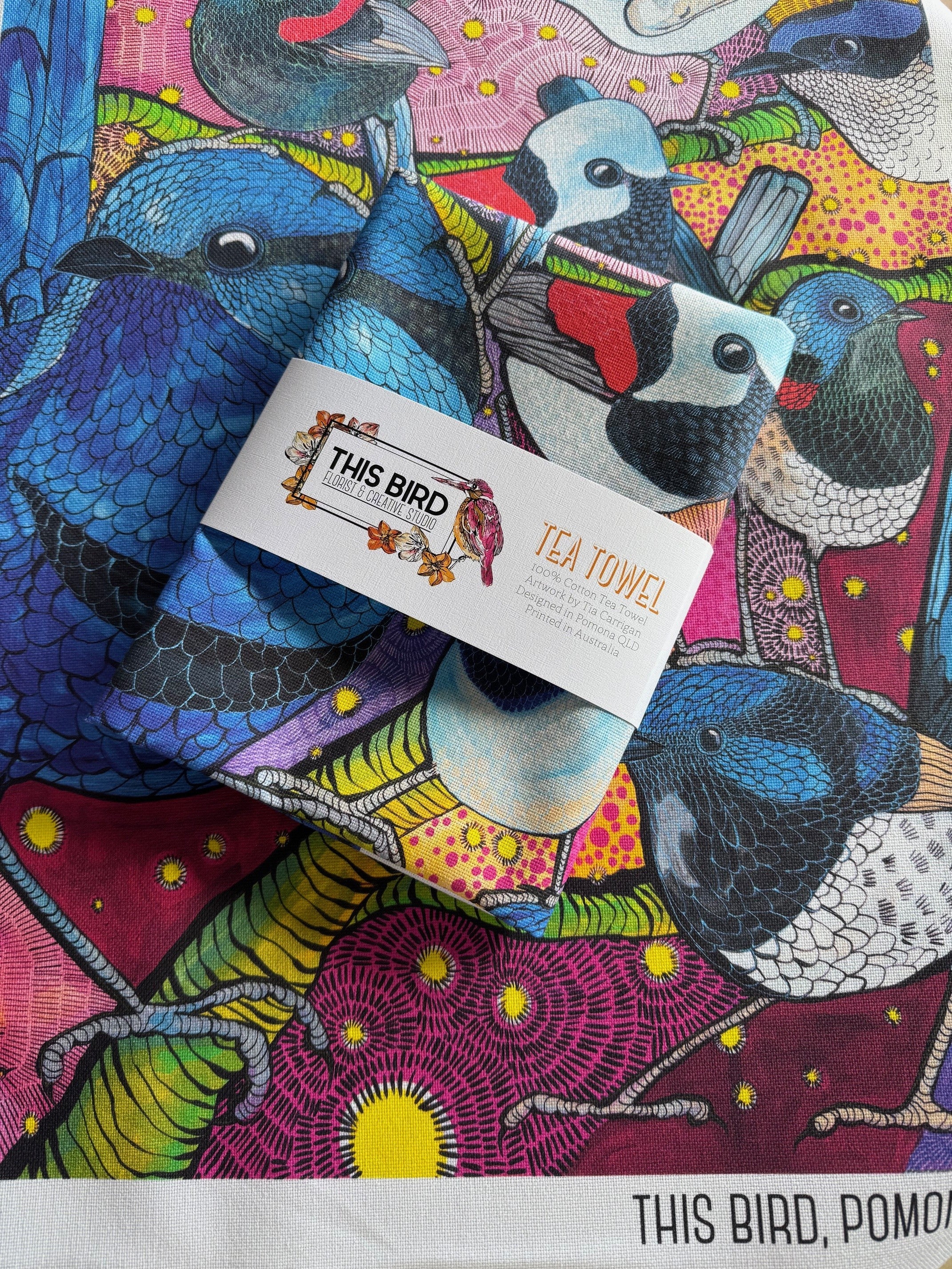 Tea Towel - Wrens
