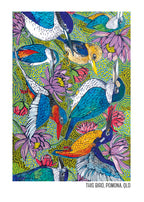 Tea Towel - Aussie Kingfishers