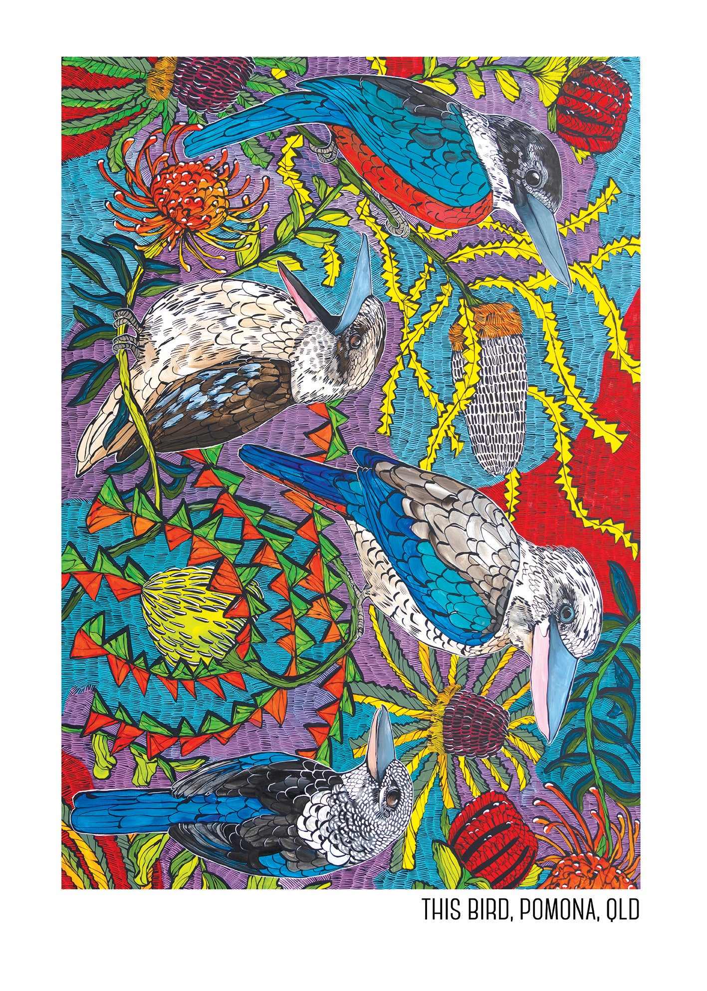 Tea Towel - World Kookaburras
