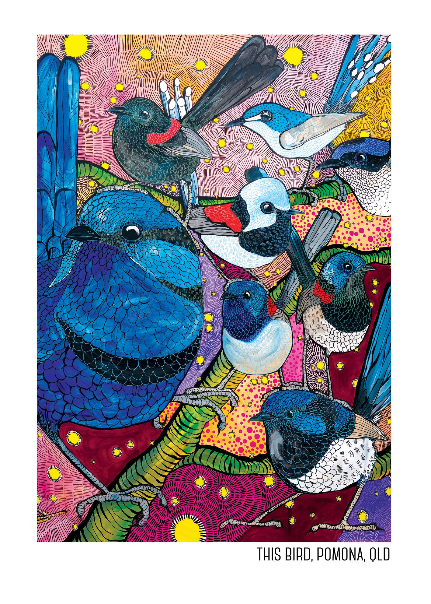 Tea Towel - Wrens