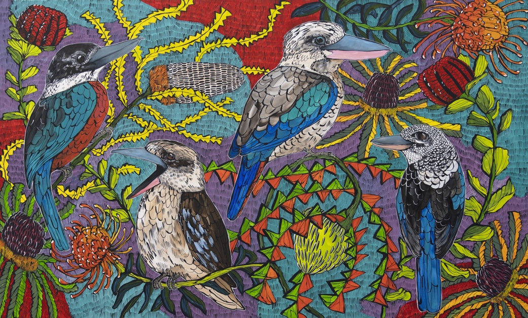 Tea Towel - World Kookaburras