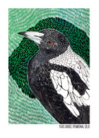 Tea Towel - Magpie